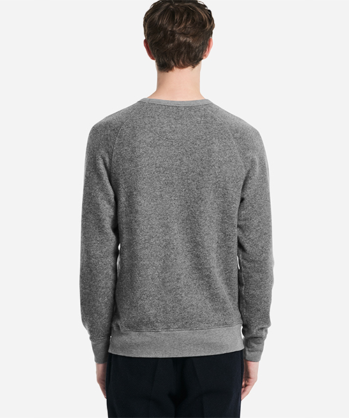 Saturdays NYC(サタデーズ ニューヨークシティ )の「Eric Wool Faced Pocket Crewneck(スウェット・メンズ・グレー・S/X-SMALL/M/L/X-LARGE)」の2枚目の写真
