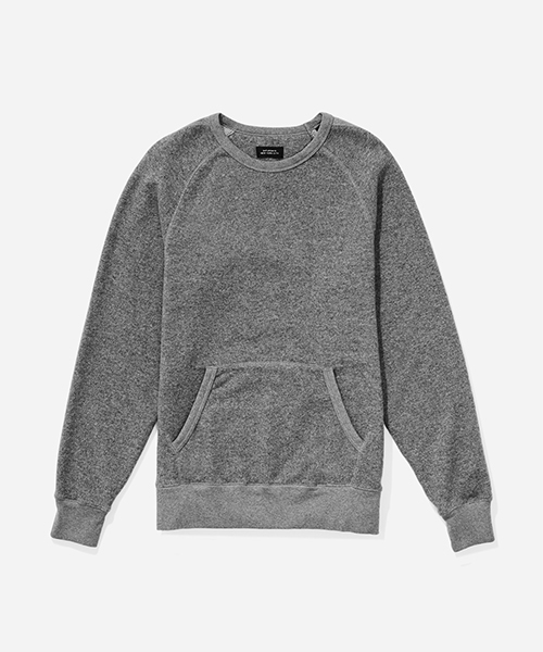 Saturdays NYC(サタデーズ ニューヨークシティ )の「Eric Wool Faced Pocket Crewneck(スウェット・メンズ・グレー・S/X-SMALL/M/L/X-LARGE)」の6枚目の写真