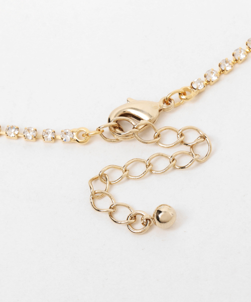 Dorry Doll（ドリードール）の「パール&ビジューヘッド ゴールドチェーンネックレス（ネックレス・レディース・ゴールド/シルバー・FREE）」の4枚目の写真