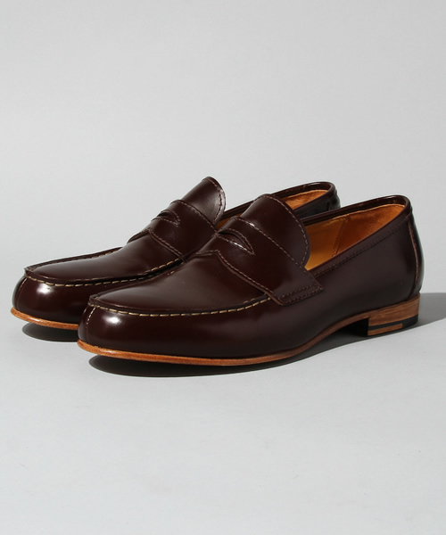 MONKEY TIME(モンキータイム)の「MT∴ CALF PENNY LOAFER§(ドレスシューズ・メンズ・ブラック/ワイン・41/42/43)」の1枚目の写真