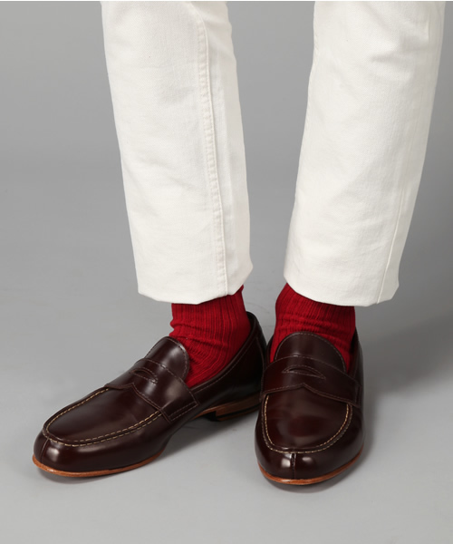 MONKEY TIME(モンキータイム)の「MT∴ CALF PENNY LOAFER§(ドレスシューズ・メンズ・ブラック/ワイン・41/42/43)」の9枚目の写真