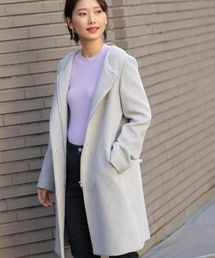 laboratory work | ビーバーフーテッドコート(ノーカラージャケット)