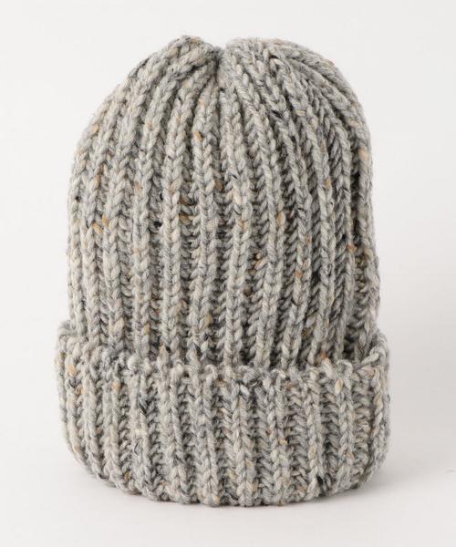 HIGHLAND 2000（ハイランドトゥーサウザンド）の「[ハイランド2000] SC HIGHLAND2000 リブ ネップ ボブキャップ ◆（ニットキャップ/ビーニー・メンズ・ブラック/ライトグレー/ダークブラウン/レッド/ネイビー・FREE）」の8枚目の写真