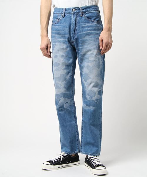 A BATHING APE（アベイシングエイプ）の「2008 TYPE-05 DAMAGED DENIM 