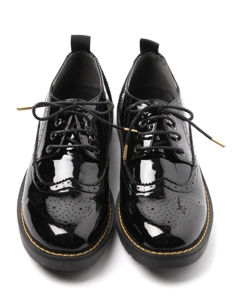 mysty woman（ミスティウーマン）の「メダリオンボリュームソールシューズ（その他シューズ・レディース・ブラック/グレー・MEDIUM/LARGE）」の4枚目の写真