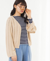 WEGO | WEGO/リリーヤーンフレア袖ショートカーディガン(カーディガン/ボレロ)