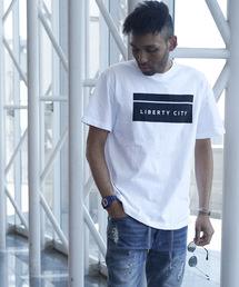 【LIBERTY CITY/リバティーシティ】 [BOX LOGO] Tシャツ