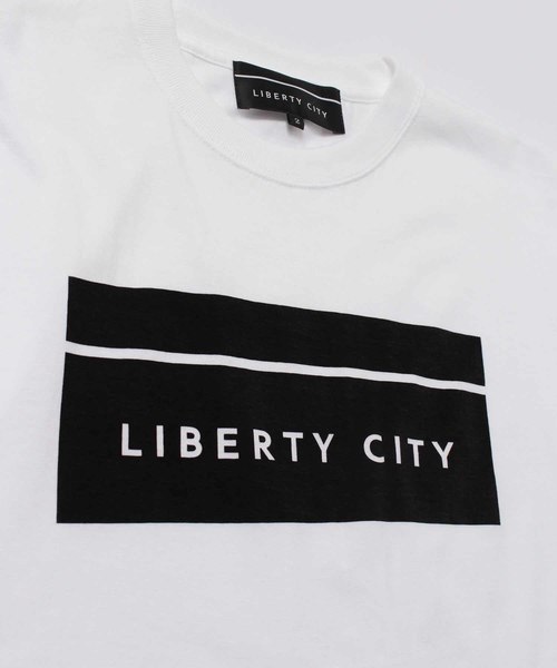 LIBERTY CITY（リバティシティ）の「【LIBERTY CITY/リバティーシティ】 [BOX LOGO] Tシャツ（Tシャツ/カットソー・メンズ・ブラック/ホワイト×ブラック/レッド/ホワイト×レッド/イエロー/ブルー/ベージュ・LARGE/SMALL/MEDIUM/LL/3/2/4）」の13枚目の写真