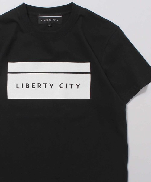 LIBERTY CITY（リバティシティ）の「【LIBERTY CITY/リバティーシティ】 [BOX LOGO] Tシャツ（Tシャツ/カットソー・メンズ・ブラック/ホワイト×ブラック/レッド/ホワイト×レッド/イエロー/ブルー/ベージュ・LARGE/SMALL/MEDIUM/LL/3/2/4）」の19枚目の写真