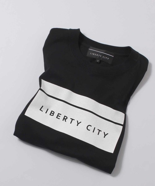 LIBERTY CITY（リバティシティ）の「【LIBERTY CITY/リバティーシティ】 [BOX LOGO] Tシャツ（Tシャツ/カットソー・メンズ・ブラック/ホワイト×ブラック/レッド/ホワイト×レッド/イエロー/ブルー/ベージュ・LARGE/SMALL/MEDIUM/LL/3/2/4）」の21枚目の写真
