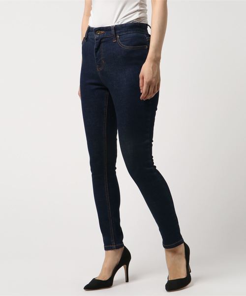 N.(N. Natural Beauty Basic)(エヌエヌナチュラルビューティーベーシック)の「スキニーデニム(その他パンツ・レディース・ネイビー・MEDIUM/SMALL)」の4枚目の写真