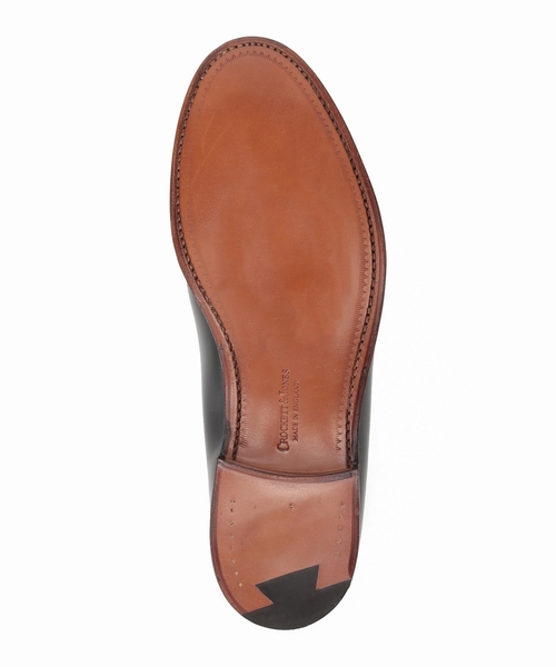 CROCKETT&JONES（クロケットアンドジョーンズ）の「CROCKETT&JONES / クロケットアンドジョーンズ Boston2 Calf(376)（ローファー・メンズ・ブラック・7/7.5/5.5）」の6枚目の写真