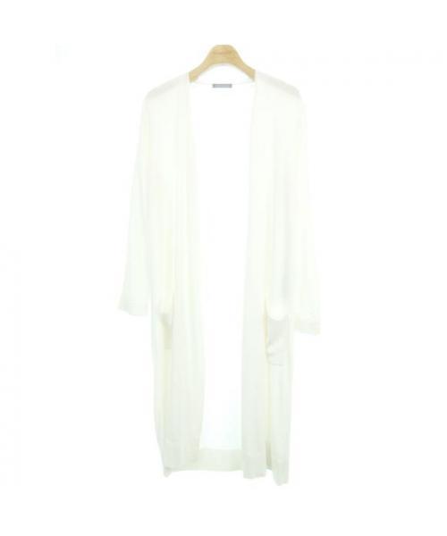 theory ロングカーディガン ホワイト セオリー Theory ニット ロング  