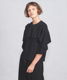 UNITED ARROWS - Akira Naka アキラナカ　ドットフリルブラウス UNITED ARROWS - Akira Naka アキラナカ ドットフリルブラウスの
