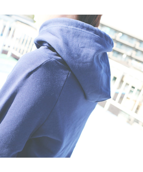 aimoha（アイモハ）の「裏フリースコットンプルオーバー（パーカー・レディース・ホワイト/ブラック/グレー/ネイビー・SMALL/MEDIUM/LARGE/X-LARGE）」の12枚目の写真