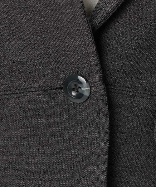 NARACAMICIE（ナラカミーチェ）の「ニットソーペプラムジャケット（テーラードジャケット・レディース・グレー/ブラック・MEDIUM/LARGE）」の8枚目の写真