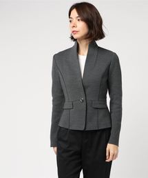 NARACAMICIE | ニットソーペプラムジャケット(テーラードジャケット)