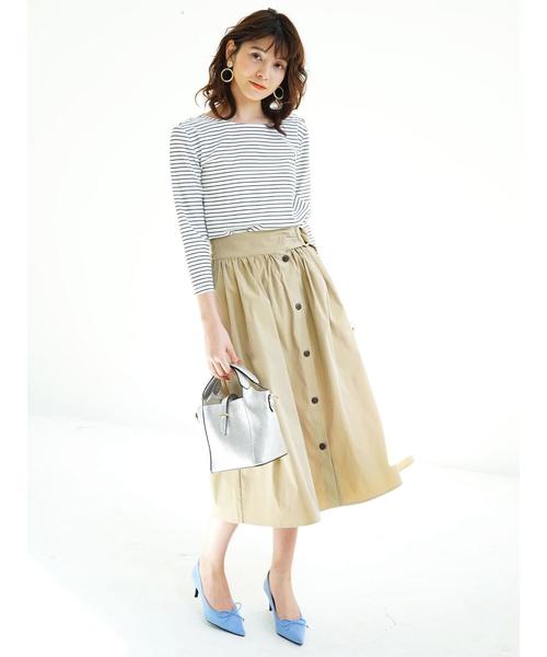 YECCA VECCA（イェッカヴェッカ）の「Ｐ．ボーダープルオーバー（Tシャツ/カットソー・レディース・ネイビー/オフホワイト・FREE）」の12枚目の写真