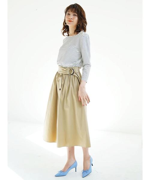 YECCA VECCA（イェッカヴェッカ）の「Ｐ．ボーダープルオーバー（Tシャツ/カットソー・レディース・ネイビー/オフホワイト・FREE）」の11枚目の写真