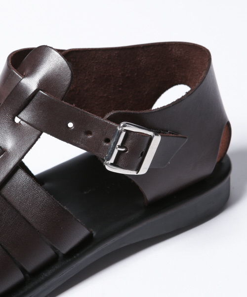 【美品】MAURO de BARI（マウロ ディ バリ）グルカレザーサンダル42 SALE】MAURO de BARI（マウロ ディ バリ）カーフスエード