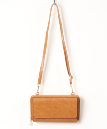 カシュカシュ cachecache / パイソン レオパード 2wayお財布ショルダーバッグ