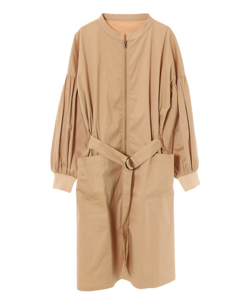 fifth(フィフス)の「ボリュームスリーブロングブルゾン(トレンチコート・レディース・ベージュ/カーキ・MEDIUM)」の7枚目の写真