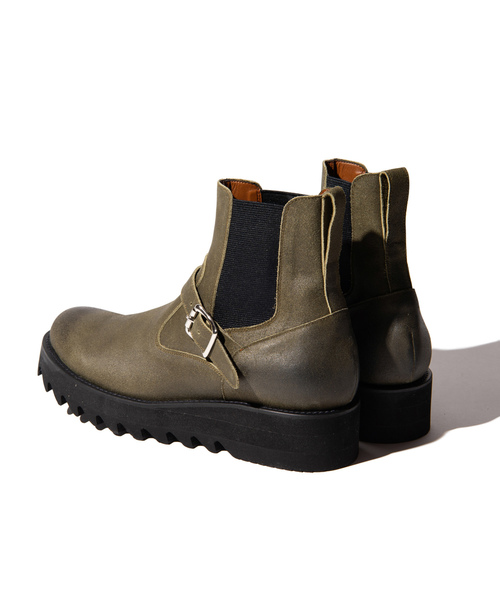 glamb(グラム)の「Blondie boots / ブロンディブーツ(ブーツ・メンズ・ベージュ/ブラック/カーキ・1/M/S/4/3/2/L)」の7枚目の写真