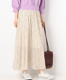 archives | レトロ花柄消しプリーツスカート(スカート)