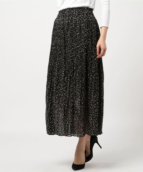 archives(アルシーヴ)の「レトロ花柄消しプリーツスカート(スカート・レディース・ブラック/ピンク/アイボリー/グリーン系その他・MEDIUM)」の16枚目の写真