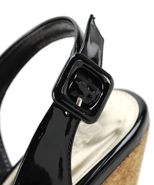 DURAS（デュラス）の「2014SSエナメルコルクオープントゥパンプス（パンプス・レディース・ホワイト/ブラック/ベージュ/レッド・SMALL/MEDIUM）」の14枚目の写真