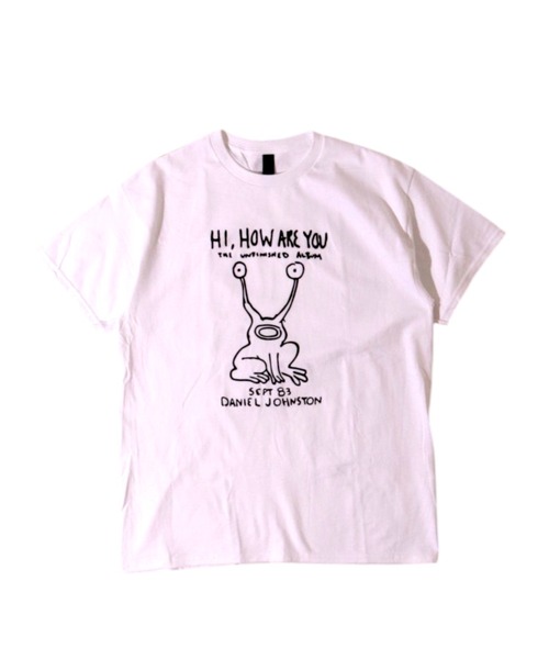 S/S PRINT TEE 'HI HOW ARE YOU?' /ショート スリーブ プリント