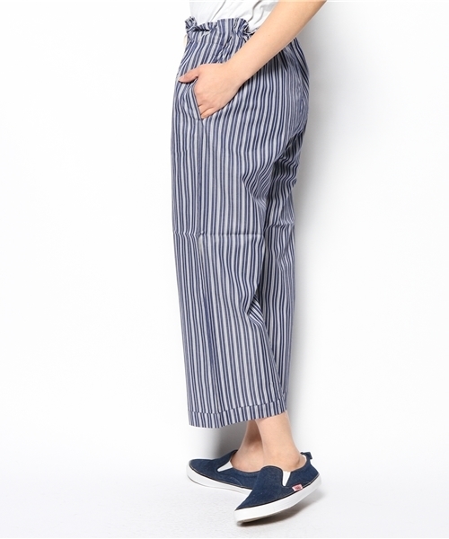 BEAMS BOY（ビームスボーイ）の「BEAMS BOY / ストライプ イージー パンツ（その他パンツ・レディース・サックスブルー/ブルー・ONE SIZE）」の9枚目の写真