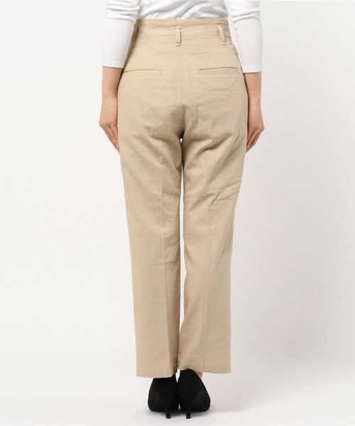 LOWRYS FARM（ローリーズファーム）の「Ｌ／Ｒフロントスリットパンツ　836997（その他パンツ・レディース・ブラック/ベージュ/ブラウン・MEDIUM/LARGE）」の5枚目の写真