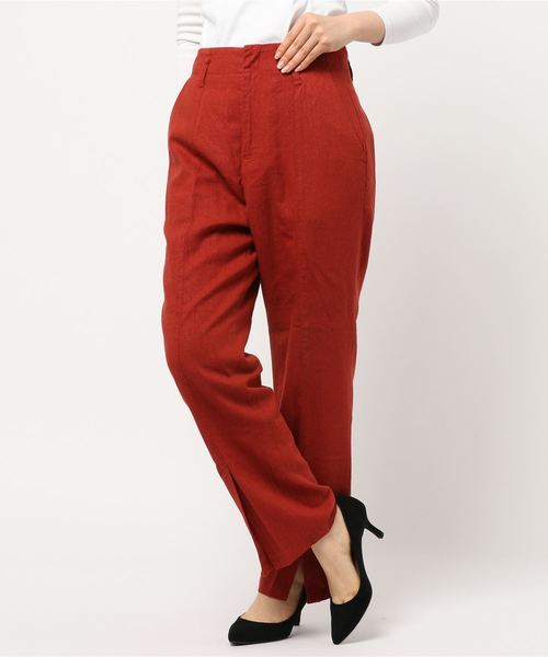 LOWRYS FARM（ローリーズファーム）の「Ｌ／Ｒフロントスリットパンツ　836997（その他パンツ・レディース・ブラック/ベージュ/ブラウン・MEDIUM/LARGE）」の18枚目の写真