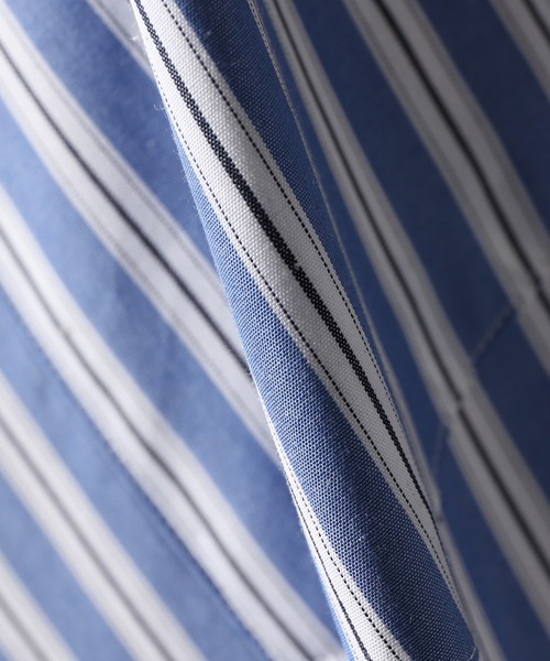 EDIFICE（エディフィス）の「BLUE STRIPE WIDE REGULAR（シャツ/ブラウス・メンズ・ライトブルー/サックスブルー/ブルー系その他・MEDIUM/SMALL/LARGE/FREE）」の20枚目の写真