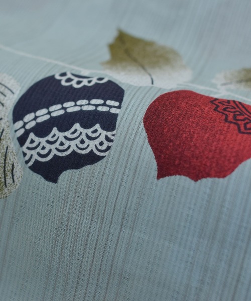 utatane(ウタタネ)の「選べる浴衣3点セット ニコアンティークオリジナル 国内染色 小袋帯(浴衣・レディース・レッド/ブラック系1/ブルー系1/ホワイト系1/ネイビー系1・FREE/L/S/XL)」の15枚目の写真