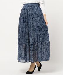 YECCA VECCA | ・ランダムドット柄プリーツスカート(スカート)
