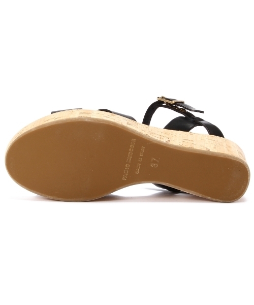 BEAUTY&YOUTH UNITED ARROWS（ビューティーアンドユースユナイテッドアローズ）の「BYTF FABIO RUSCONI クロスアンクルウェッジ ◆（サンダル・レディース・ブラック/シャーベット・35/37/38/36）」の5枚目の写真