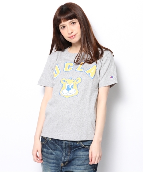 BEAMS BOY(ビームスボーイ)の「CHAMPION / US プリント Tシャツ(Tシャツ/カットソー・レディース・チャコールグレー/ブラック/ワイン/ネイビー/ホワイト/ホワイト系その他/その他1/ライトグレー/ブラック系その他・SMALL)」の6枚目の写真