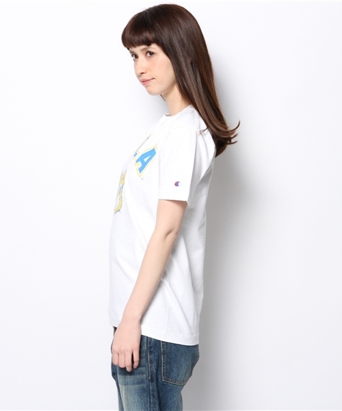 BEAMS BOY(ビームスボーイ)の「CHAMPION / US プリント Tシャツ(Tシャツ/カットソー・レディース・チャコールグレー/ブラック/ワイン/ネイビー/ホワイト/ホワイト系その他/その他1/ライトグレー/ブラック系その他・SMALL)」の11枚目の写真