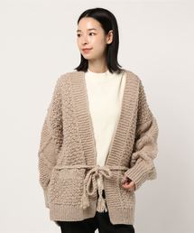 kha:ki | 「KHA:KI / カーキ」ニュージーランドウール手編みニットカーディガン"HAND KNIT CARDIGAN"(カーディガン/ボレロ)