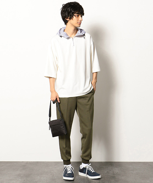 COMME　CA COMMUNE（コムサコミューン）の「ハイテンション ダンボールニット ジョガーパンツ（その他パンツ・メンズ・ネイビー/カーキ/ブラック/ダークブラウン・MEDIUM/LARGE/SMALL）」の6枚目の写真