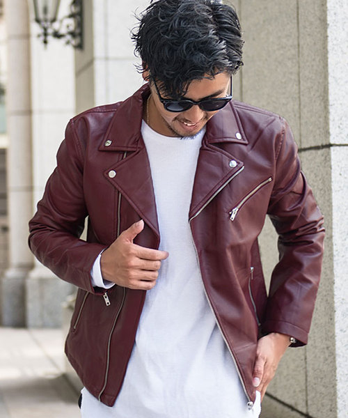 セール】【UNISEX】襟コーデュロイ切り替えヴィンテージフェイク