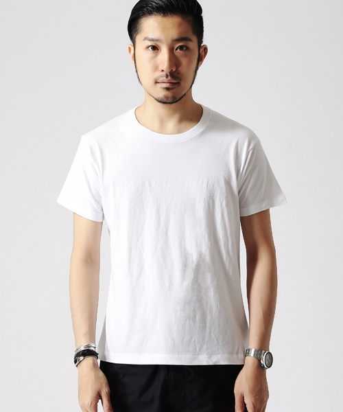 HANES(ヘインズ)の「○HANES / T-SHIRTS Japan Fit ジャパンフィット(2枚組)クルーネックTシャツ(Tシャツ/カットソー・メンズ・ホワイト・LARGE/X-LARGE/MEDIUM/SMALL)」の6枚目の写真