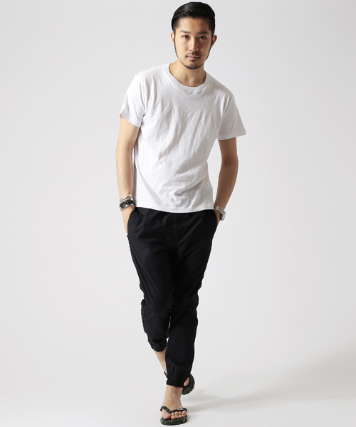 HANES(ヘインズ)の「○HANES / T-SHIRTS Japan Fit ジャパンフィット(2枚組)クルーネックTシャツ(Tシャツ/カットソー・メンズ・ホワイト・LARGE/X-LARGE/MEDIUM/SMALL)」の5枚目の写真