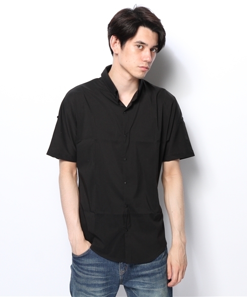 WHO'S WHO gallery（フーズフーギャラリー）の「【GIGGER】ドルマンシャツ（シャツ/ブラウス・メンズ・ブラック/ホワイト/ネイビー・FREE）」の3枚目の写真