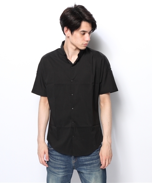 WHO'S WHO gallery（フーズフーギャラリー）の「【GIGGER】ドルマンシャツ（シャツ/ブラウス・メンズ・ブラック/ホワイト/ネイビー・FREE）」の9枚目の写真