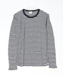 ∴【 Healthknit / ヘルスニット 】針抜きワッフルクルーネック長袖Tシャツ　810　SIP