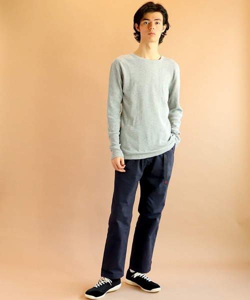 Healthknit(ヘルスニット)の「∴【 Healthknit / ヘルスニット 】針抜きワッフルクルーネック長袖Tシャツ 810 SIP(Tシャツ/カットソー・メンズ・ブラック系その他/グレー/レッド/オフホワイト/ブラック/ネイビー・LARGE/MEDIUM)」の17枚目の写真