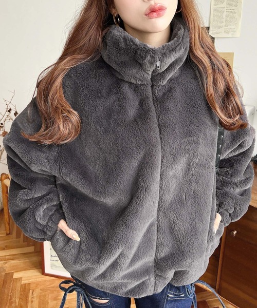 ひゆまま　MARK＆LONA フェイクファーブルゾン ひゆまま様専用 MARK＆LONA フェイクファーブルゾン